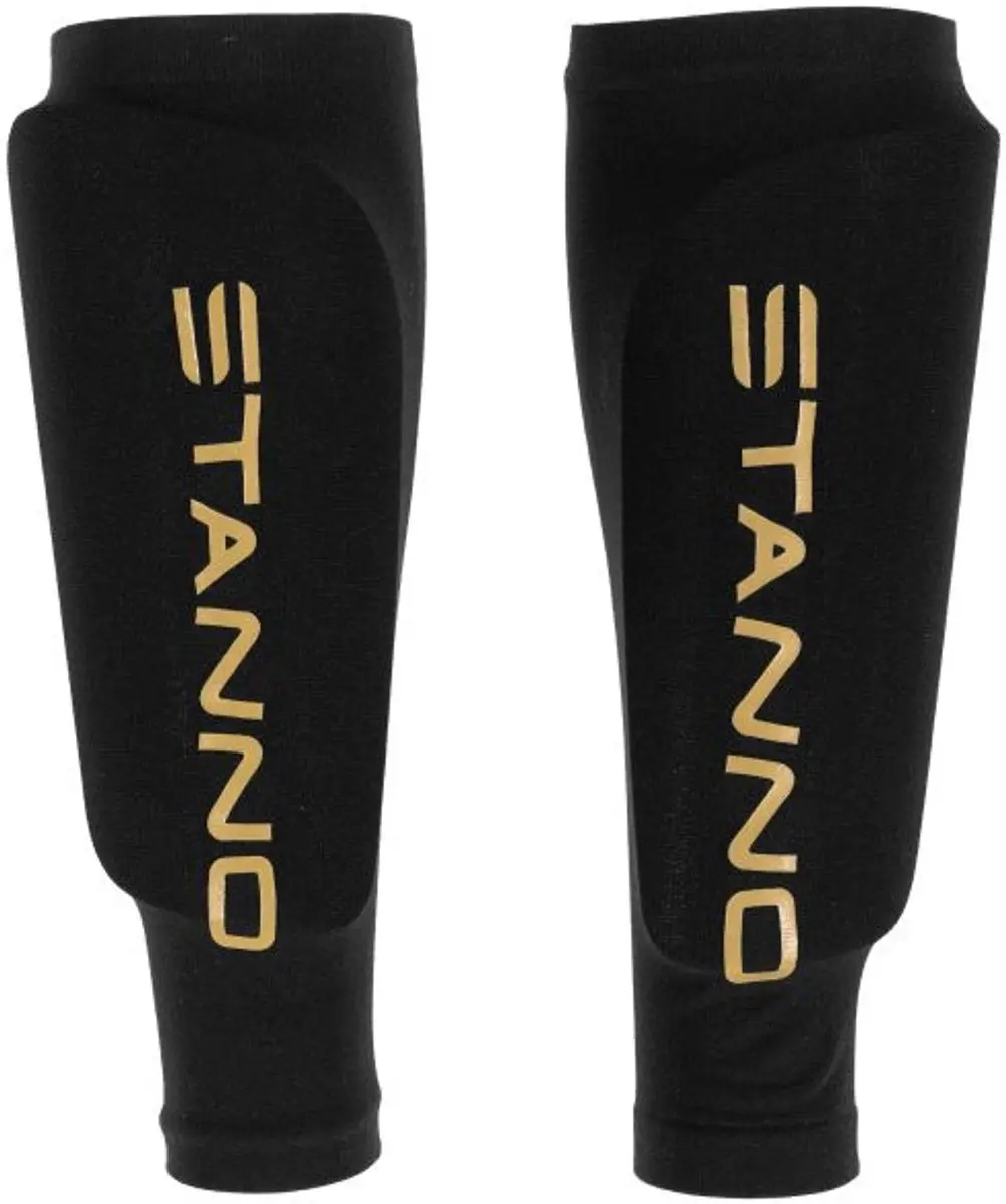 Stanno Dome Scheenbeschermers - Maat XS - Grijs/Goud
