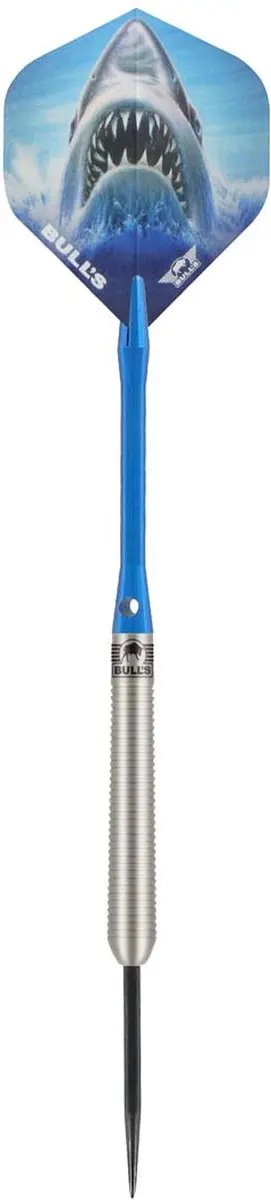 Bull's Shark Pro C 90% Dartpijlen 17g - 3 Stuks - Zilver