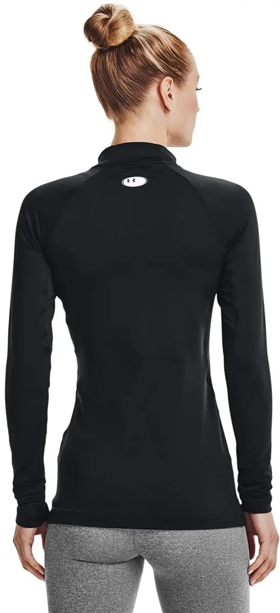 Under Armour UA CG Authentics Mockneck Thermoshirt - Zwart S