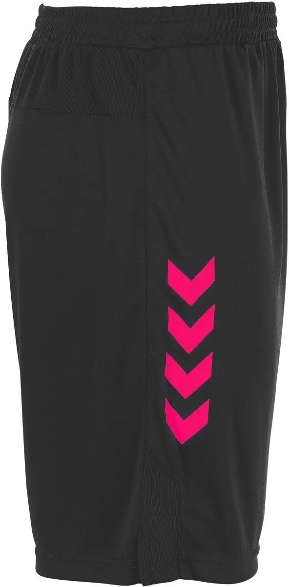 Hummel Memphis Shorts - Maat M - Zwart/Rood