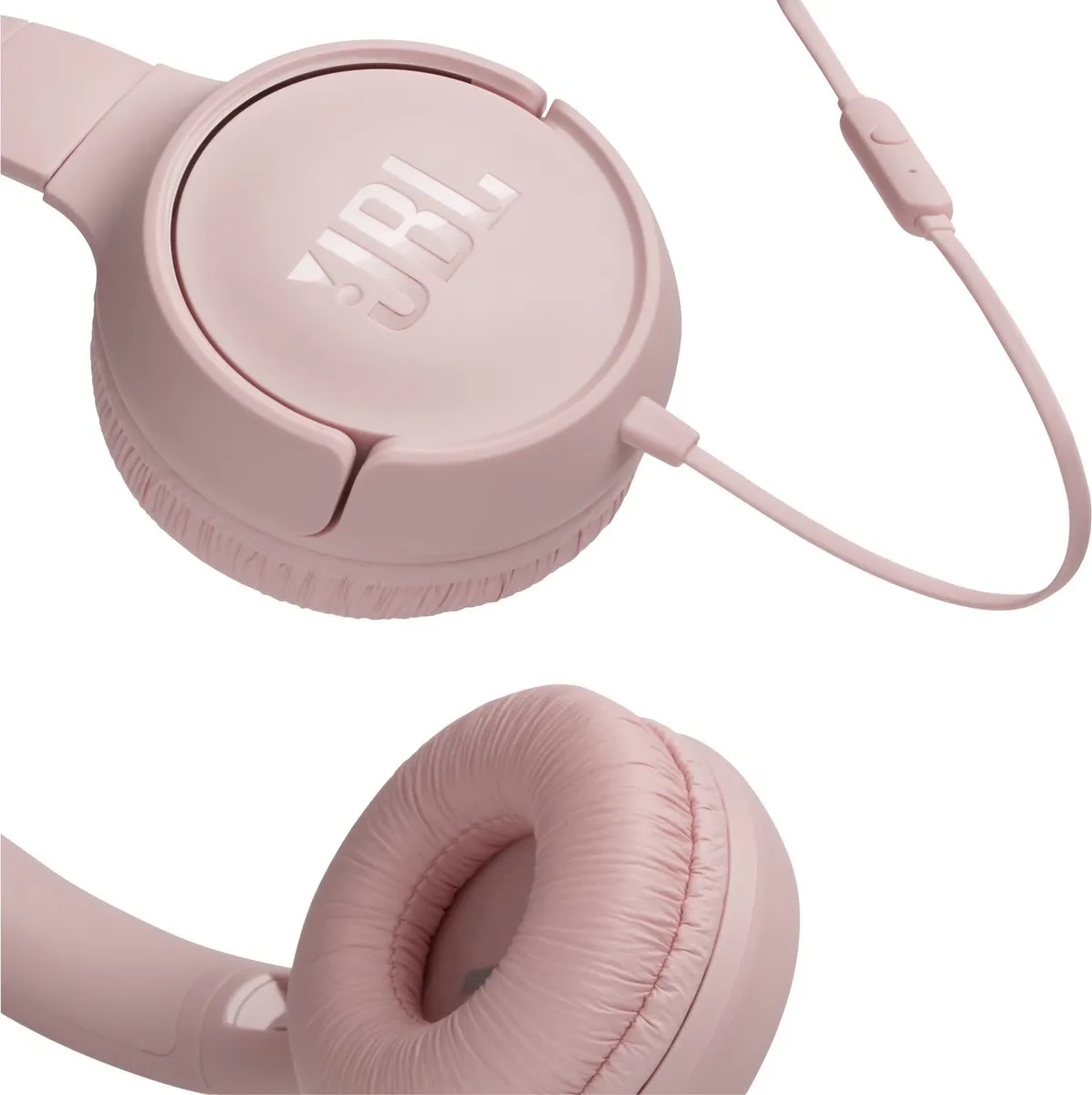 JBL Tune 500 - Bedrade On-ear Koptelefoon - Hoofdtelefoon met Kabel & Microfoon - 3.5 mm Aansluiting - JBL Pure Bass - Voor iPhone, Samsung, Tablet & Laptop - Roze