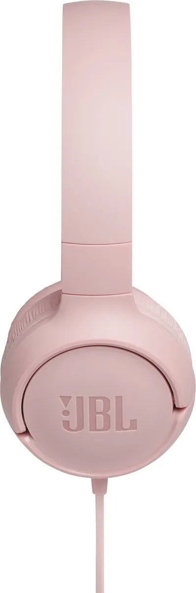 JBL Tune 500 - Bedrade On-ear Koptelefoon - Hoofdtelefoon met Kabel & Microfoon - 3.5 mm Aansluiting - JBL Pure Bass - Voor iPhone, Samsung, Tablet & Laptop - Roze