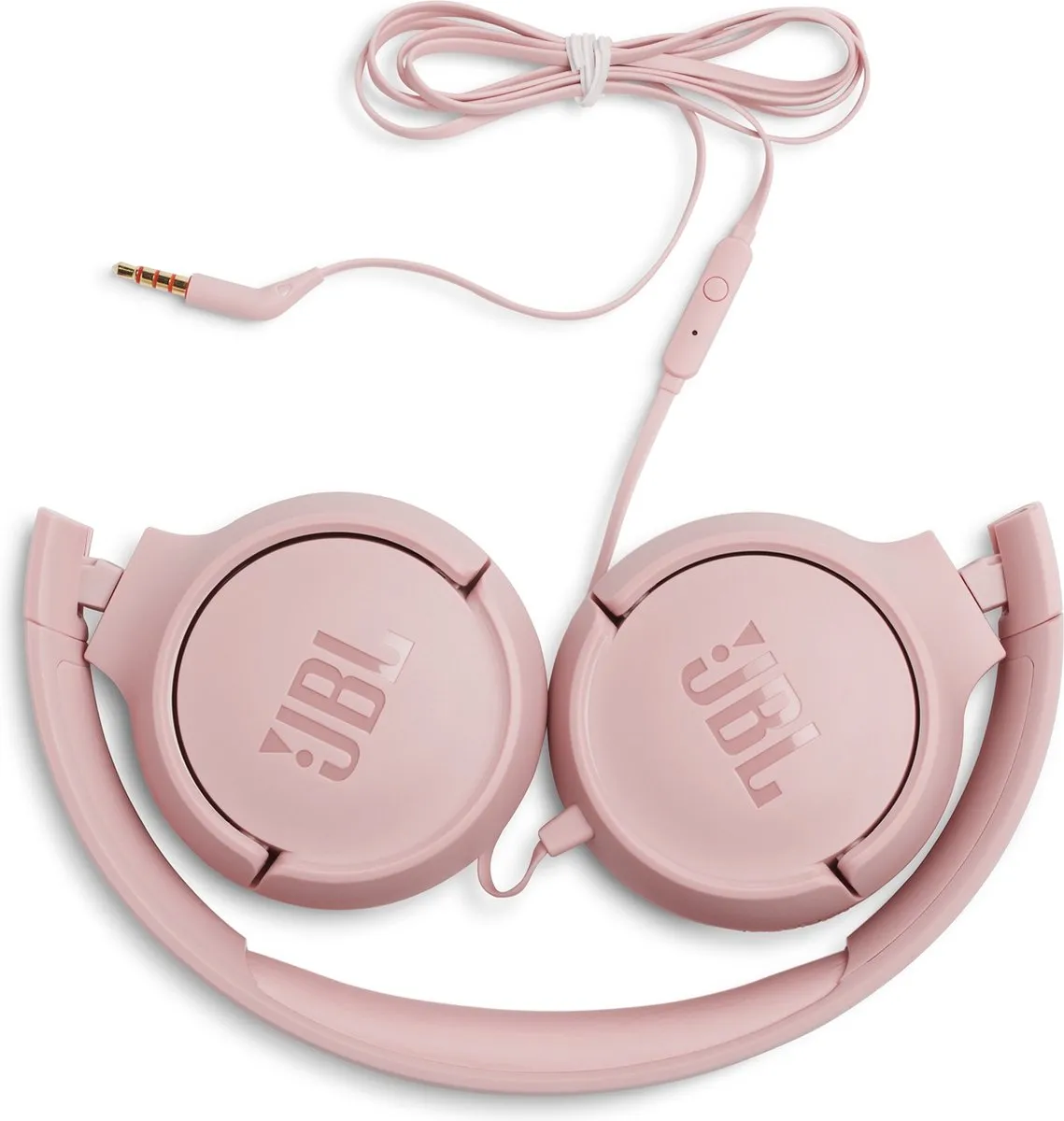 JBL Tune 500 - Bedrade On-ear Koptelefoon - Hoofdtelefoon met Kabel & Microfoon - 3.5 mm Aansluiting - JBL Pure Bass - Voor iPhone, Samsung, Tablet & Laptop - Roze