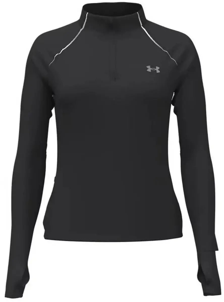 Under Armour Velociti Sweatshirt - Halve Rits XS - Zwart