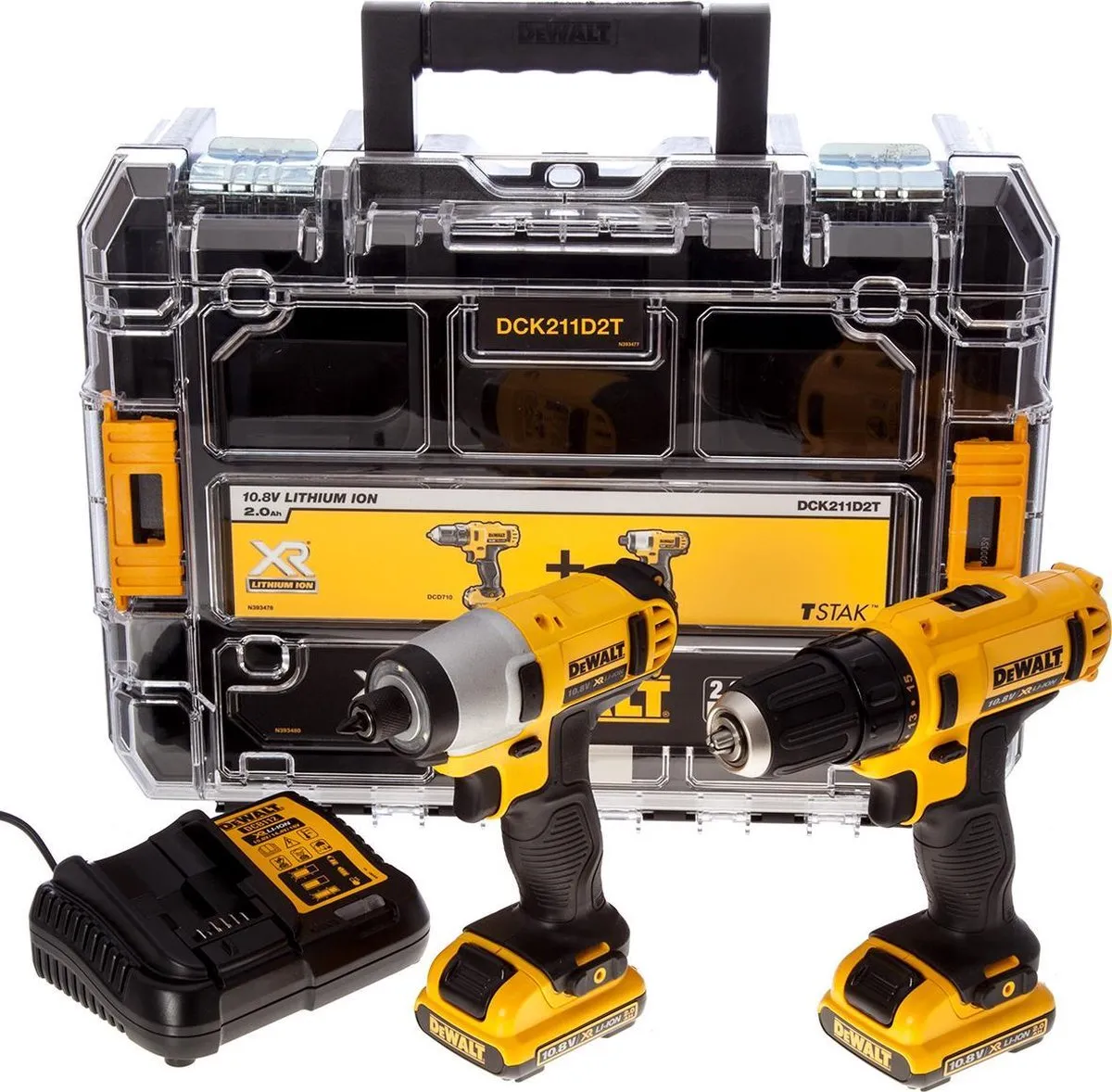 DeWalt Combiset DCK211D2T-QW - 2x 2.0Ah Accu