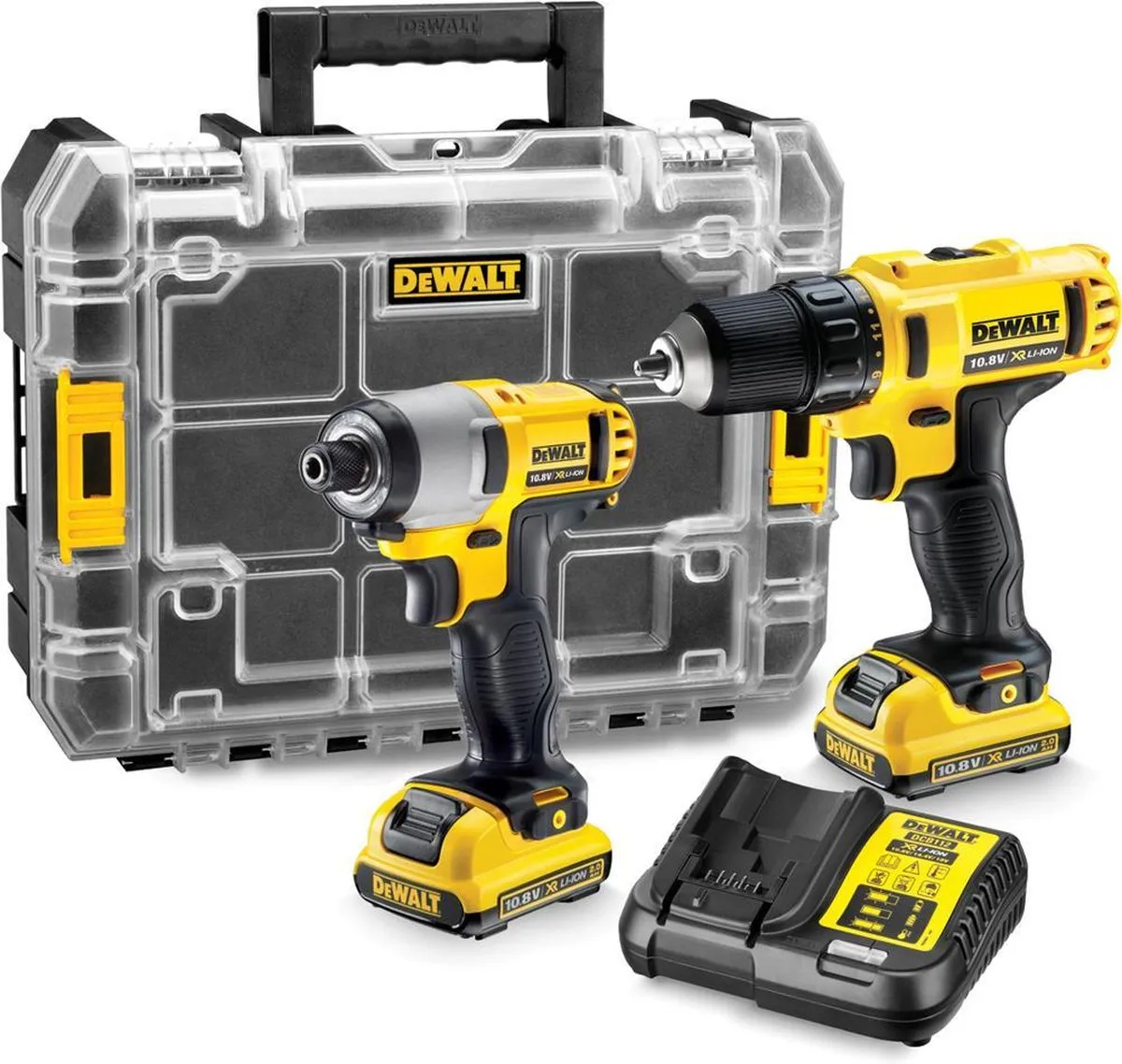 DeWalt Combiset DCK211D2T-QW - 2x 2.0Ah Accu