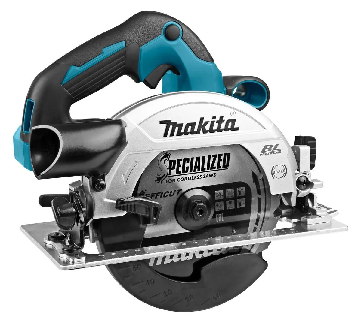 Makita DHS661ZJU 18V Cirkelzaag 165mm - Koolborstelloos