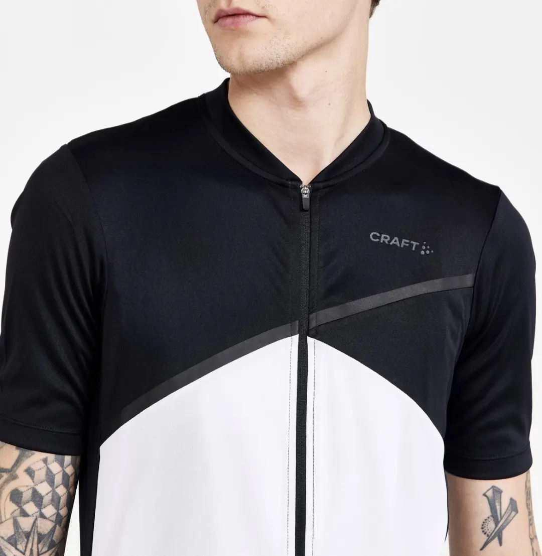 Craft Core Endurance Fietsshirt - L - Zwart/Wit