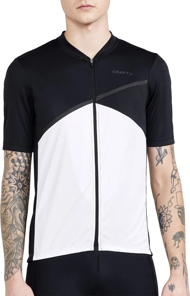 Craft Core Endurance Fietsshirt - L - Zwart/Wit