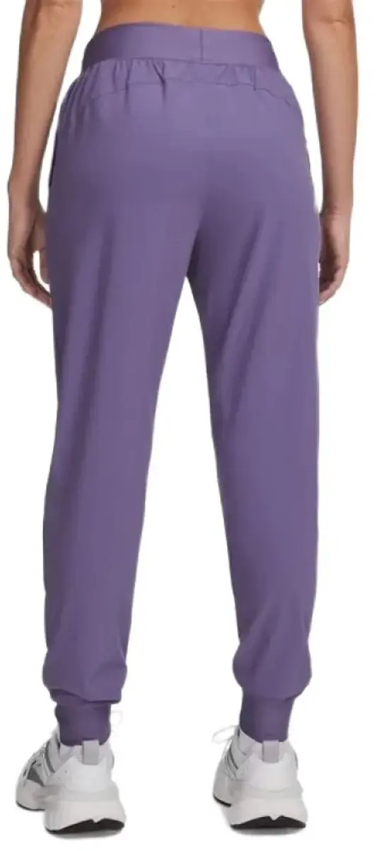 Under Armour Rival Hi Rise Woven Pant - Dames Trainingsbroek L - Pink - afbeelding 6 van 6