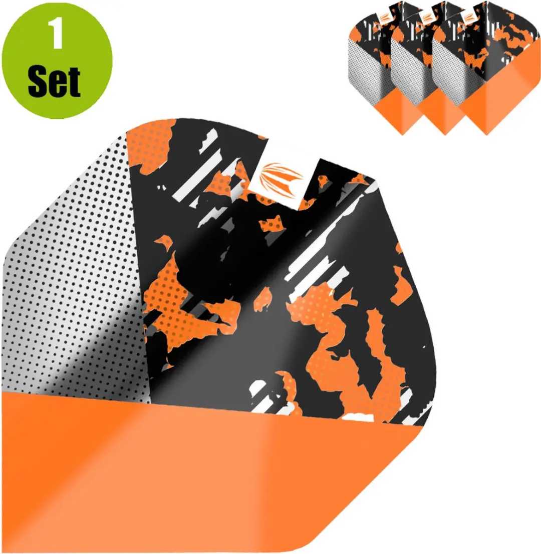 Target Raymond van Barneveld Pro Ultra NO2 Dart Flights - Oranje 336420