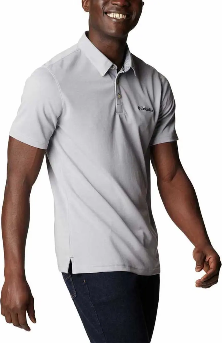 Columbia Nelson Point Poloshirt Grijs XS