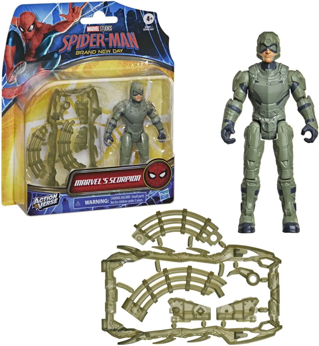 Hasbro Marvel Spider-Man Brand New Day Scorpion G3397 - Actiefiguur - Groen