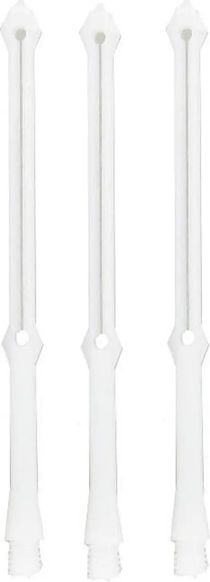 Bull's Sidewinger White Dart Shafts Medium BU-55092 - 3 Stuks