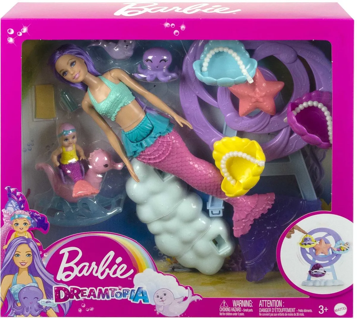 Mattel Barbie Dreamtopia Poppen & Accessoires HLC30 - Veelkleurig