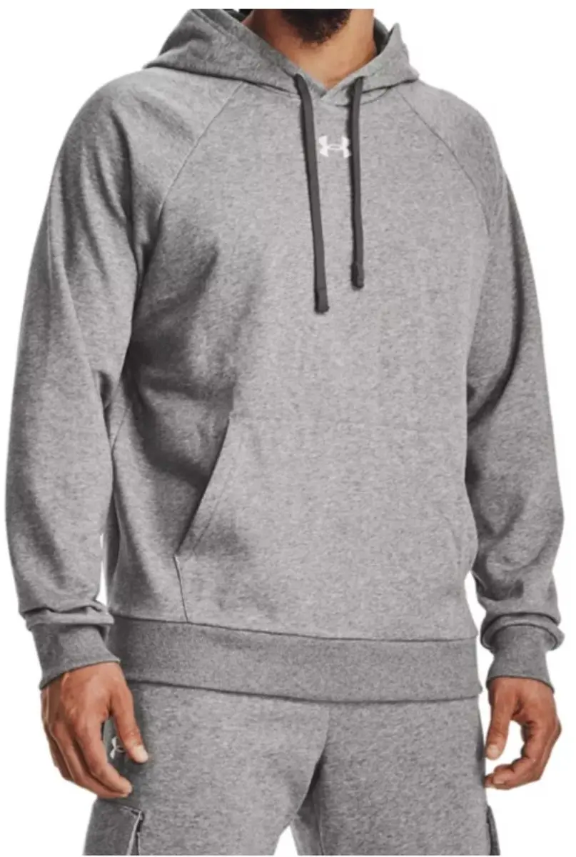 Under Armour UA Rival Fleece Hoodie Heren - Grijs XXL - afbeelding 6 van 6