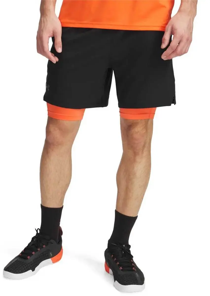 Under Armour Vanish Woven 2-in-1 Korte Broek - S - Zwart - afbeelding 6 van 6