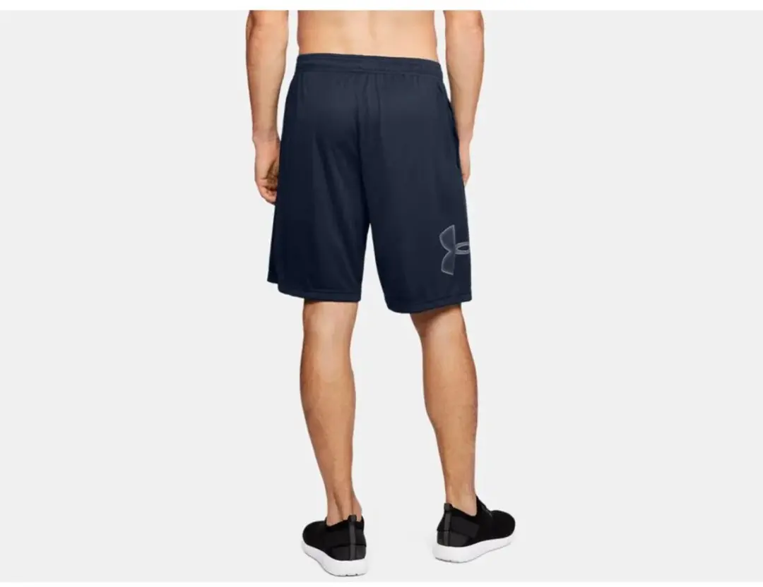 Under Armour TECH Graphic Short Heren - Blauw S