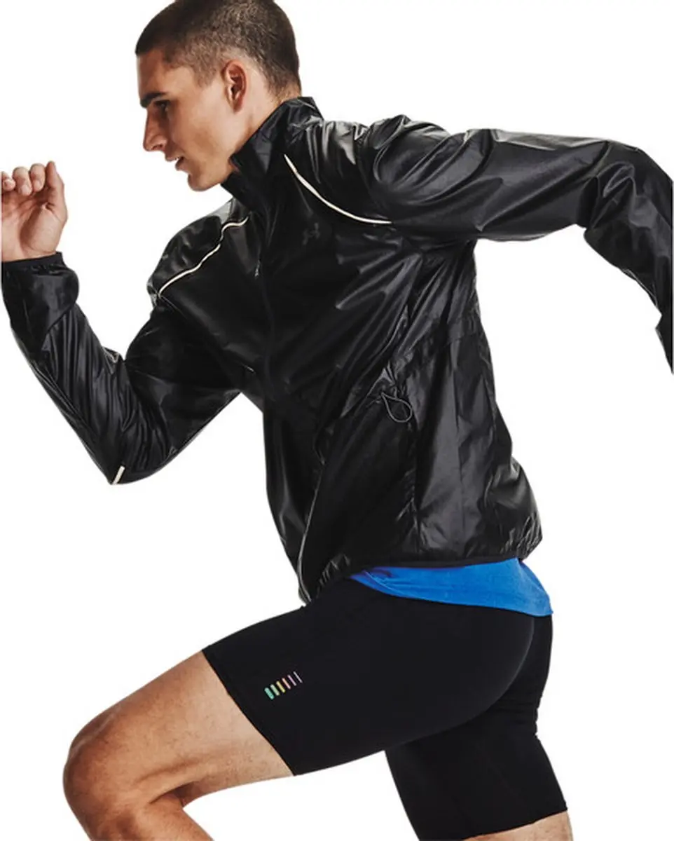 Under Armour Impasse Run 2.0 Hardloopjack - Zwart - Maat L