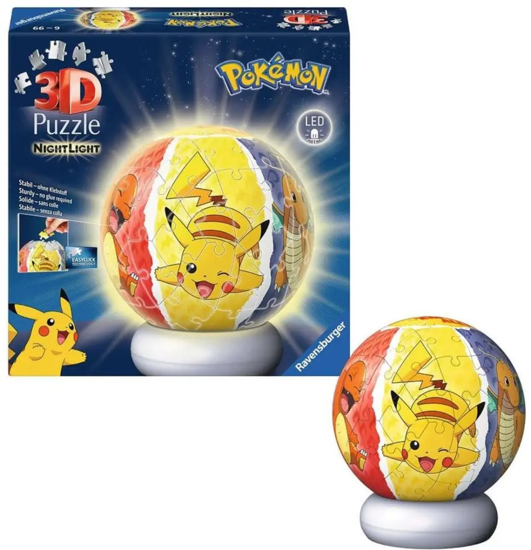 Ravensburger Pokémon 3D Puzzel met Licht - 73 Stuks
