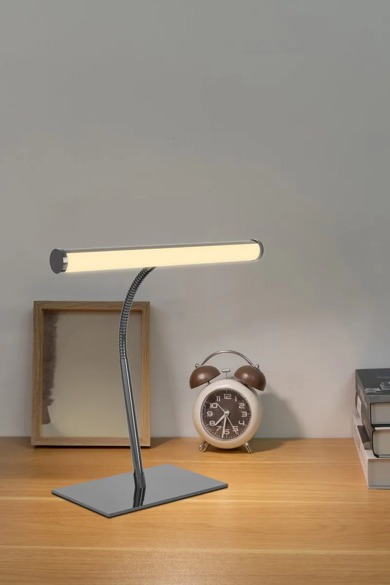 Eglo Riccione Bureaulamp - Zwart Nikkel - Instelbaar wit licht