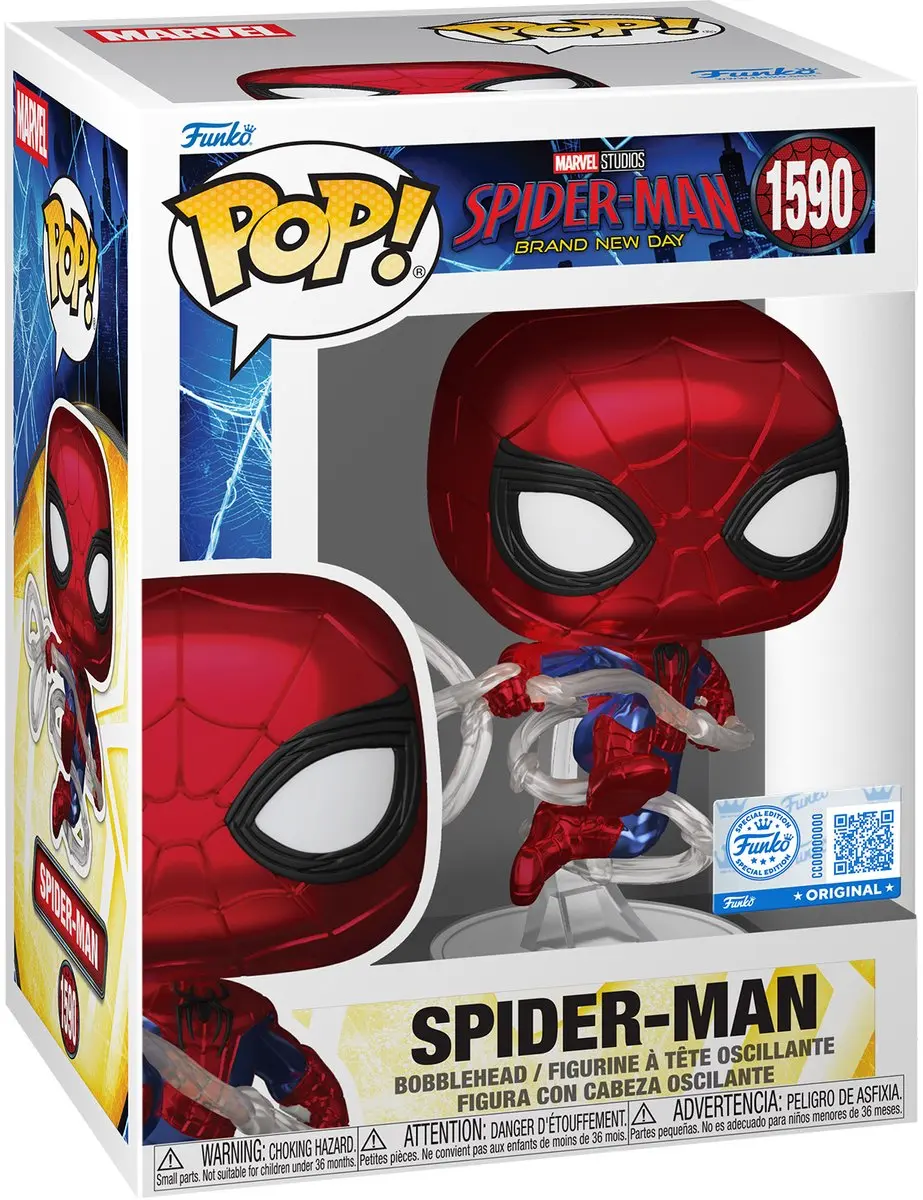 Funko POP Animation Spider-Man Metallic