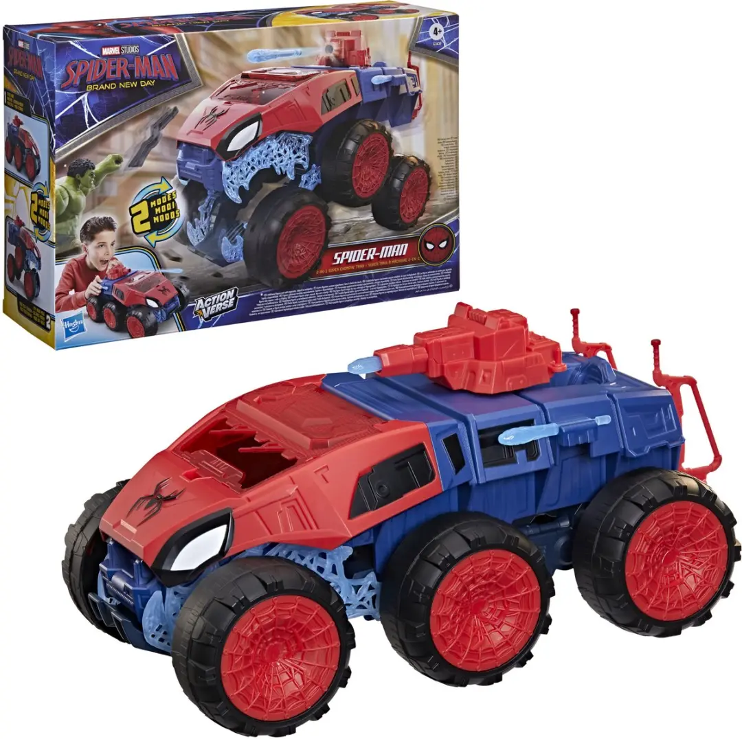 Hasbro Marvel Spider-Man Brand New Day 2-in-1 Super Chompin' Tank G3439