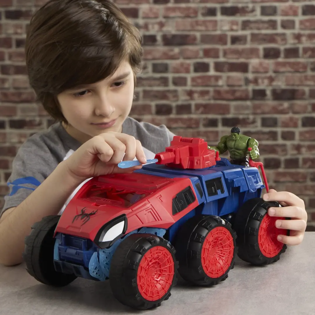 Hasbro Marvel Spider-Man Brand New Day 2-in-1 Super Chompin' Tank G3439 - Rood