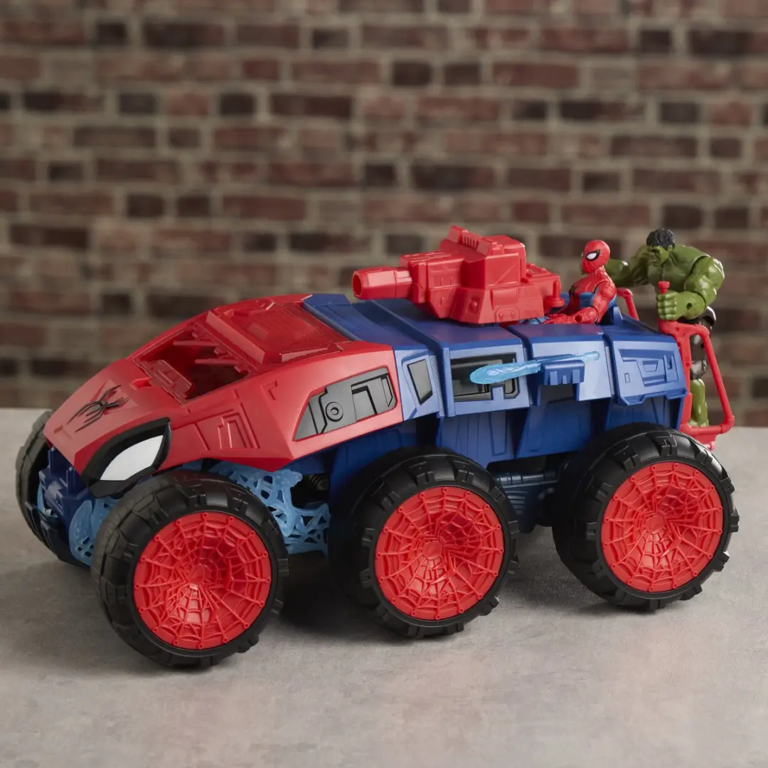 Hasbro Marvel Spider-Man Brand New Day 2-in-1 Super Chompin' Tank G3439 - Rood - afbeelding 6 van 6