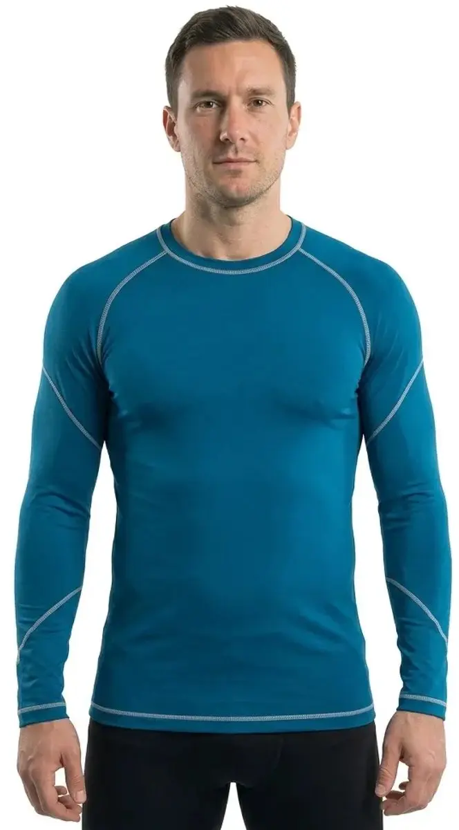 Hummel Inventus T-shirt Lange Mouwen - Blauw Sapphire 2XL