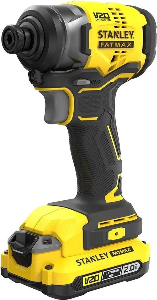 Stanley FATMAX V20 SFMCF810D2K Accu Slagschroevendraaier 18V - 170Nm - Geel