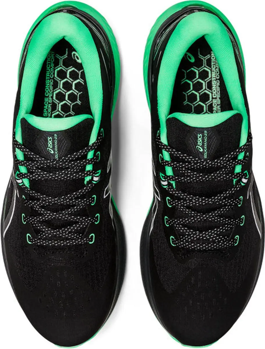 ASICS GEL-Kayano 29 Lite-Show Heren Sportschoenen - Weg - Zwart/groen