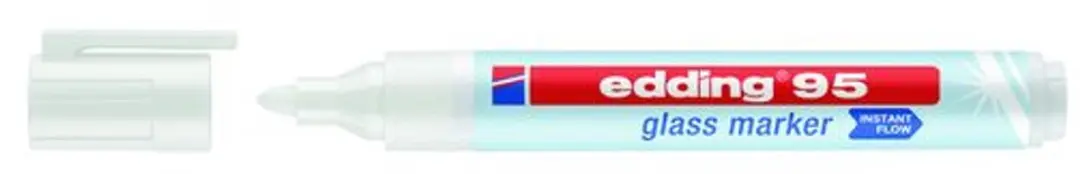 edding 95 Glasbordstift Wit