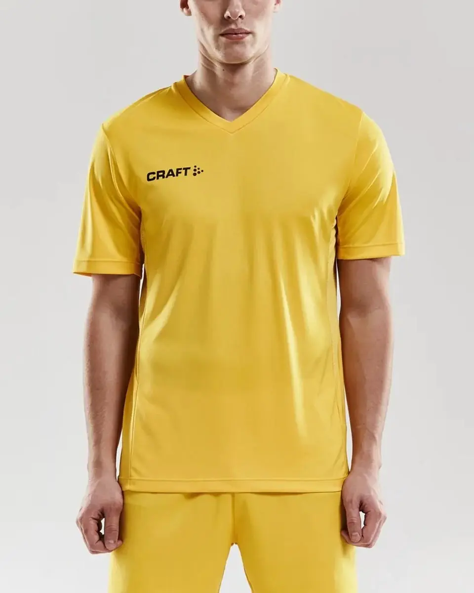 Craft Squad Shirt Korte Mouw Kinderen 146/152 - Geel