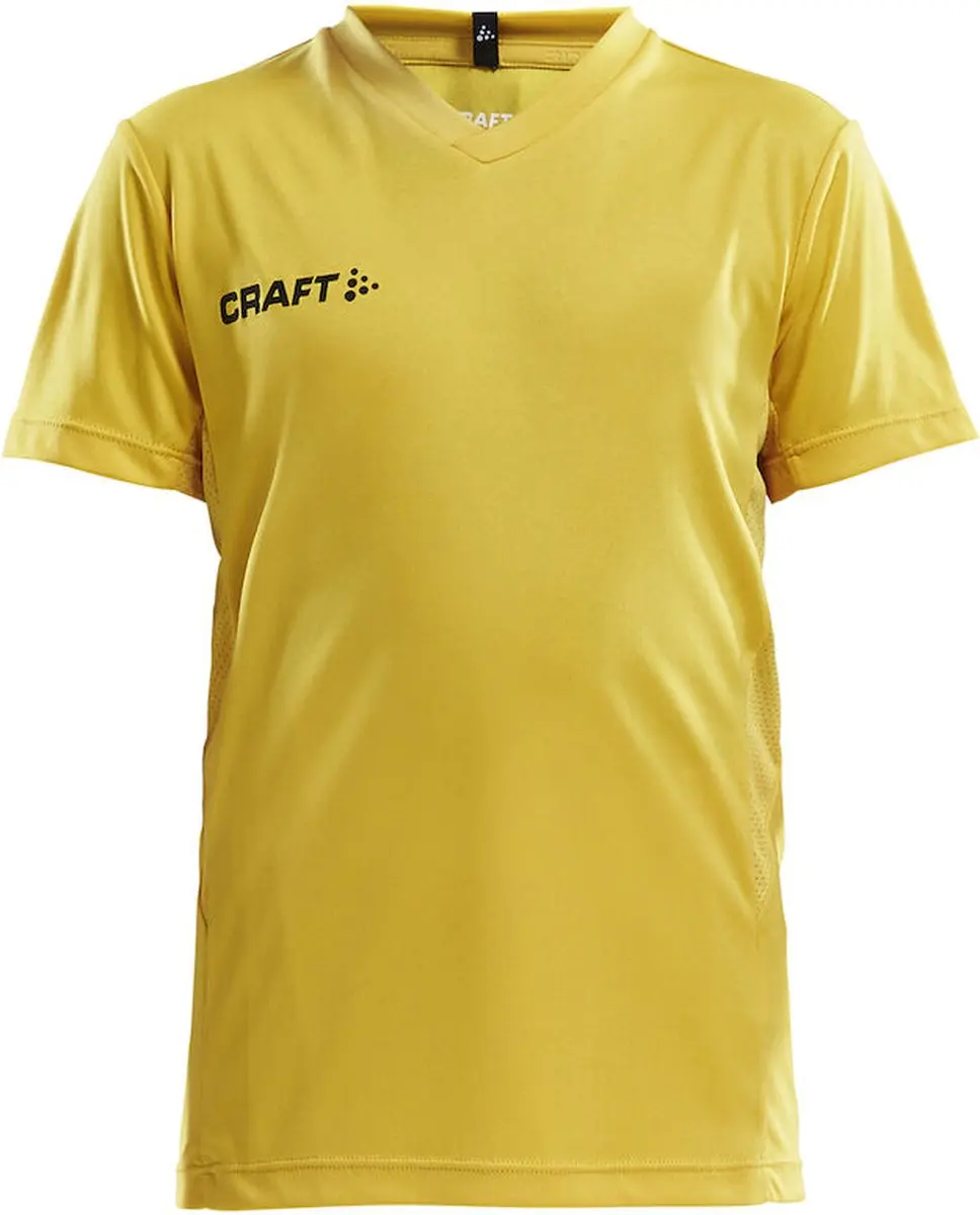 Craft Squad Shirt Korte Mouw Kinderen 146/152 - Geel