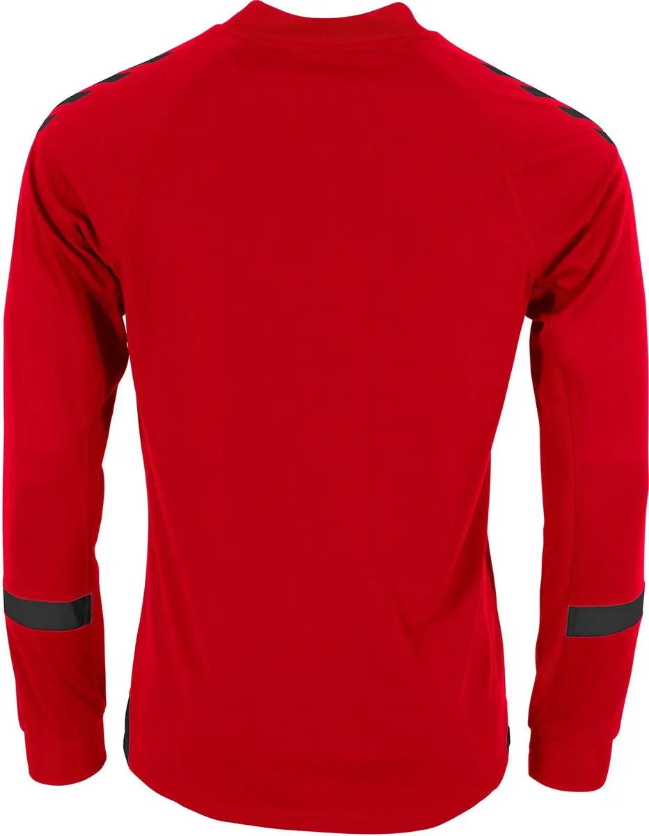 Hummel Fyn Voetbalshirt Lange Mouw Kinderen 128 - Rood/Zwart