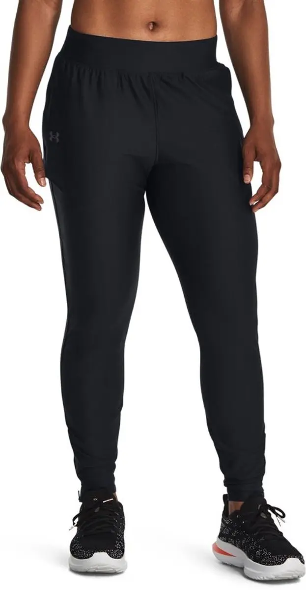 Under Armour Qualifier Elite Pant Dames Hardloopbroek - XL - Zwart