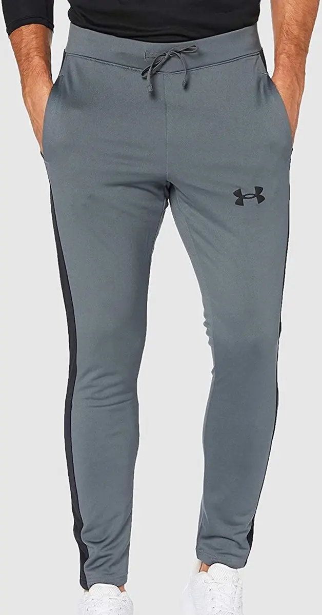 Under Armour UA Knit Track Suit Heren Trainingspak - XL - Grijs