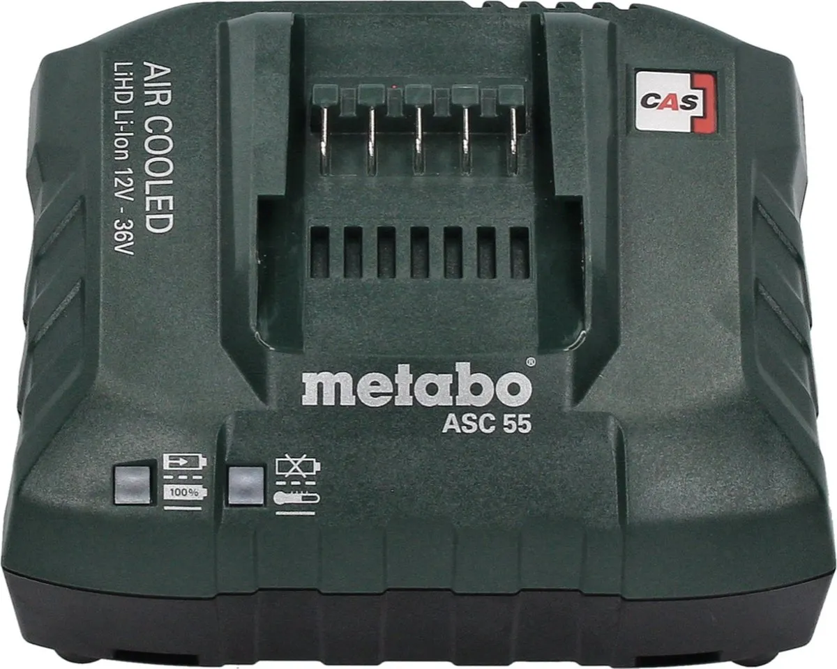 Metabo LiHD Accu Set 18V 9,5Ah - ASC 55 Oplader - Groen/Zwart - afbeelding 6 van 6