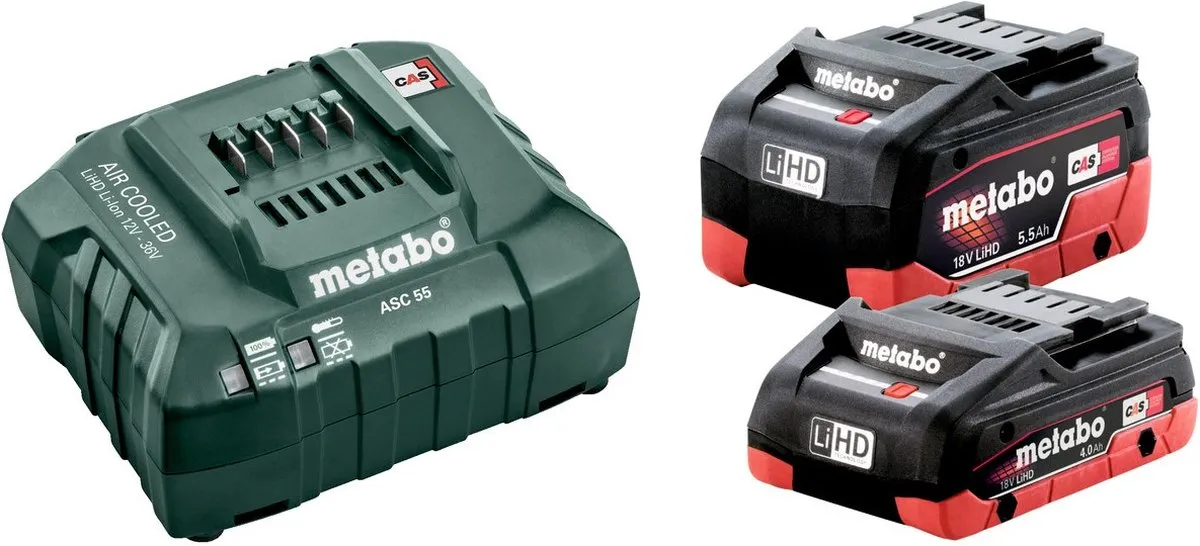 Metabo LiHD Accu Set 18V 9,5Ah