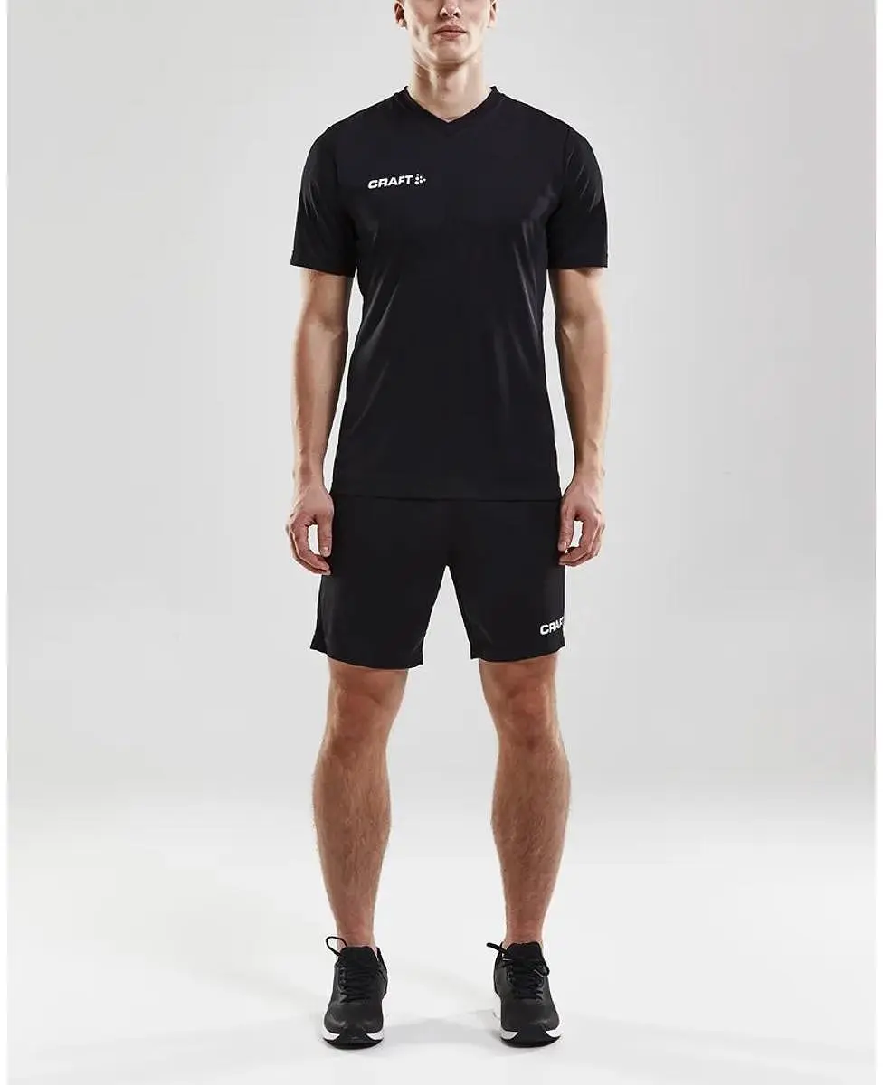 Craft Squad Shirt Heren - Korte mouw - XS - Zwart