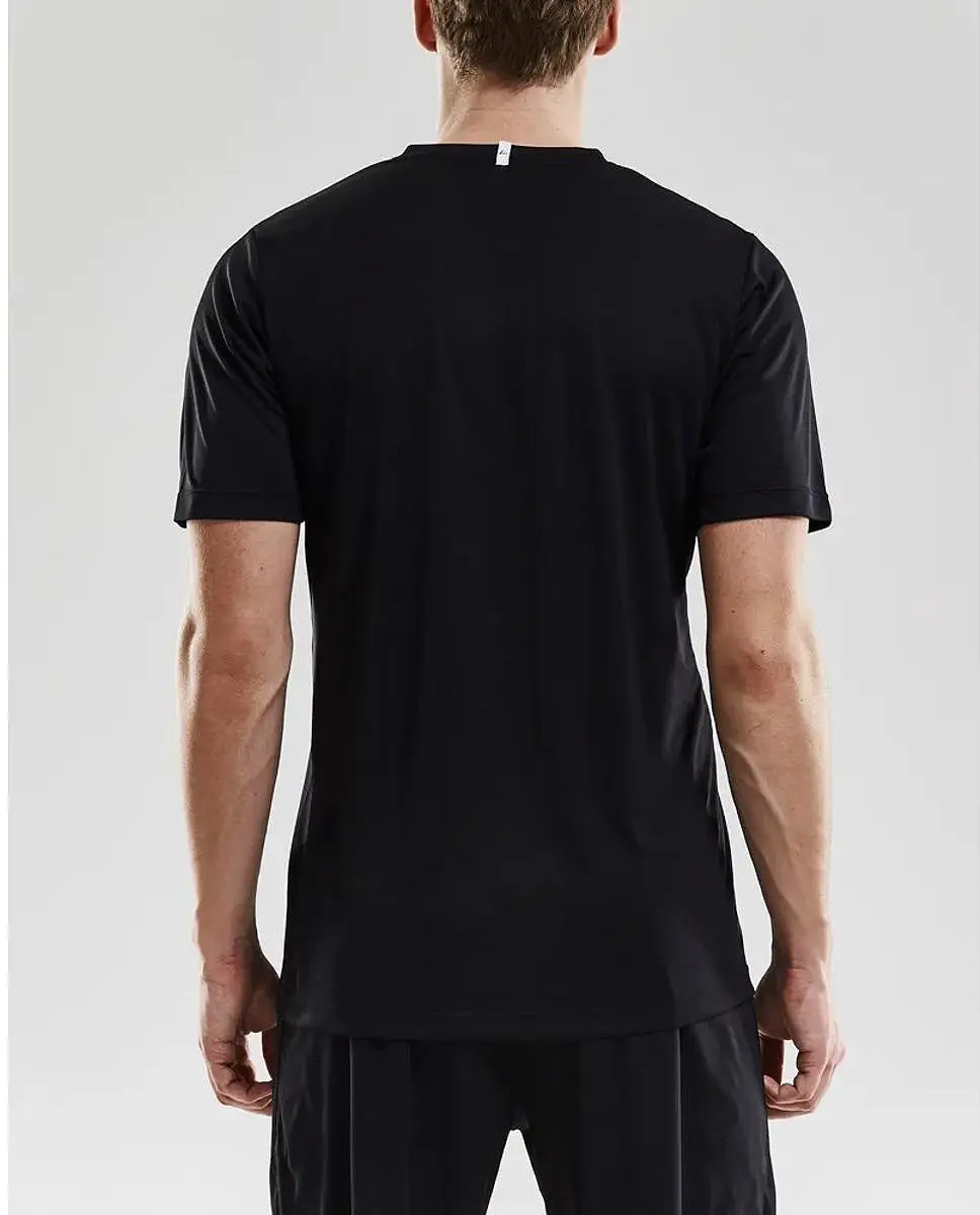 Craft Squad Shirt Heren - Korte mouw - XS - Zwart