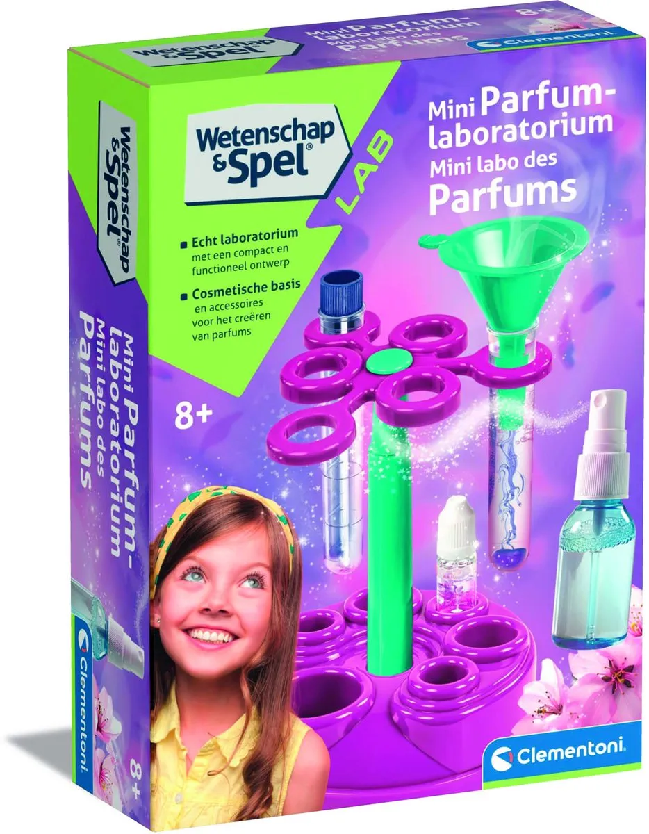 Clementoni MiniLab Parfum 56198 Experimenteerset - Zelf parfums maken - afbeelding 5 van 6