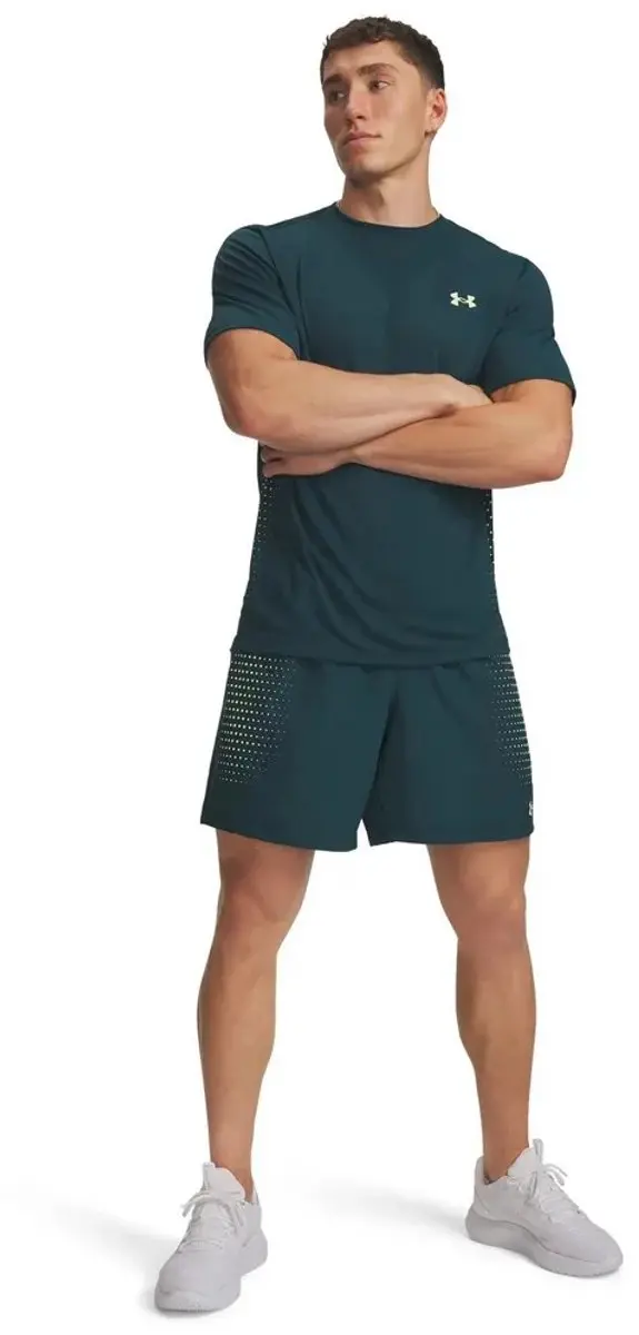 Under Armour Tech Play Korte Broek - S - Groen