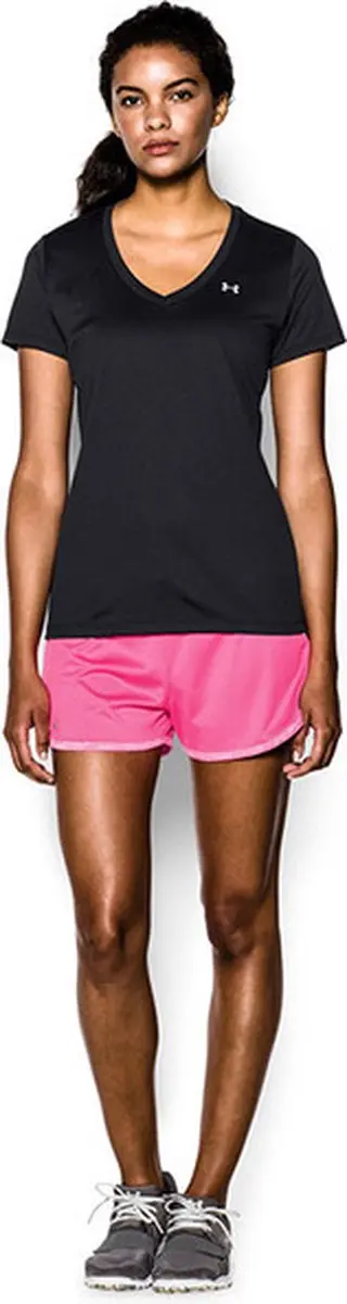 Under Armour Tech SSV Dames Sportshirt XS - Zwart - afbeelding 6 van 6