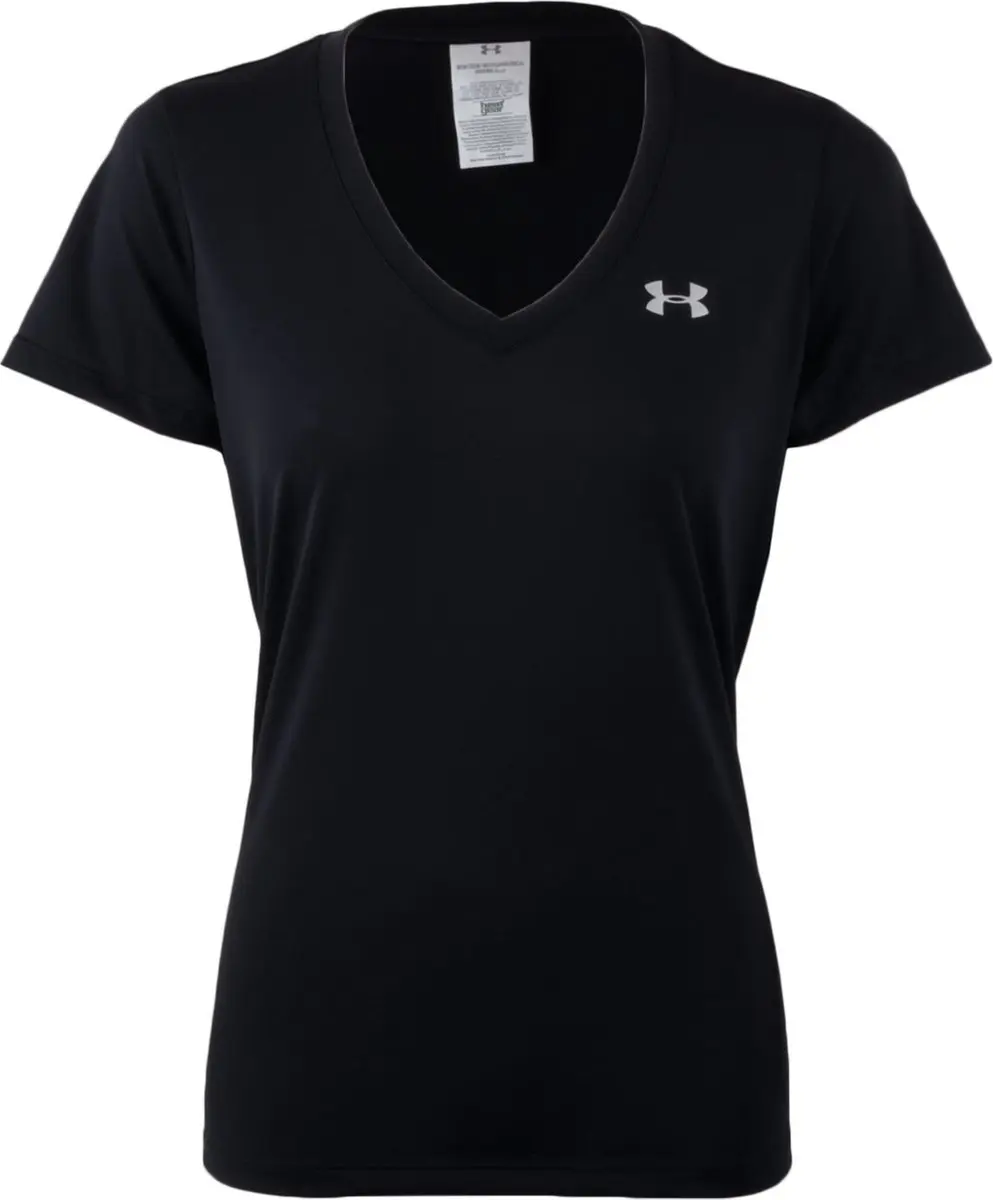 Under Armour Tech SSV Dames Sportshirt XS - Zwart