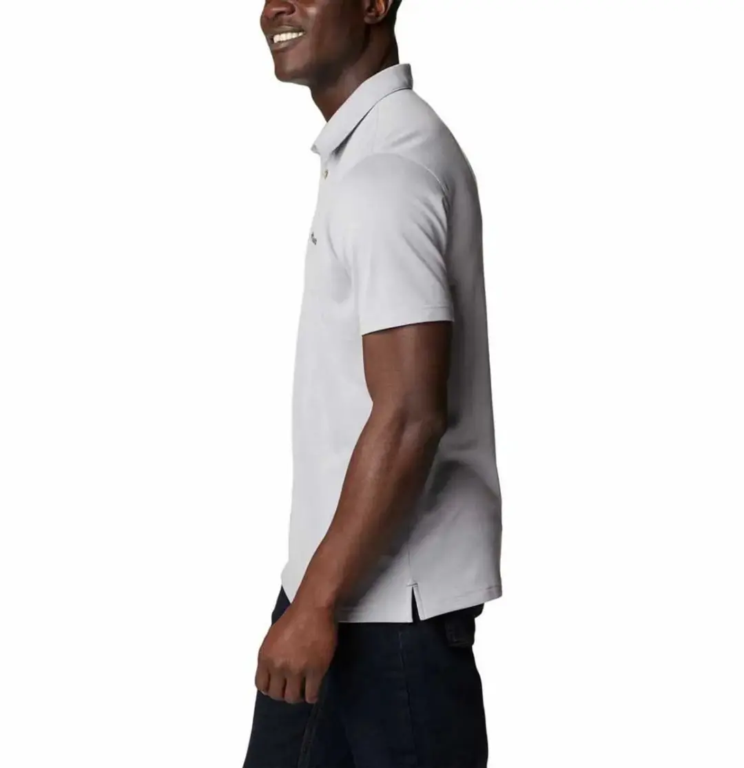 Columbia Nelson Point Polo Heren - Grey S