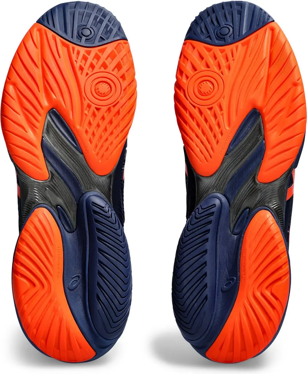 ASICS Court FF 3 Tennisschoen - 44 Heren - Blauw/Oranje