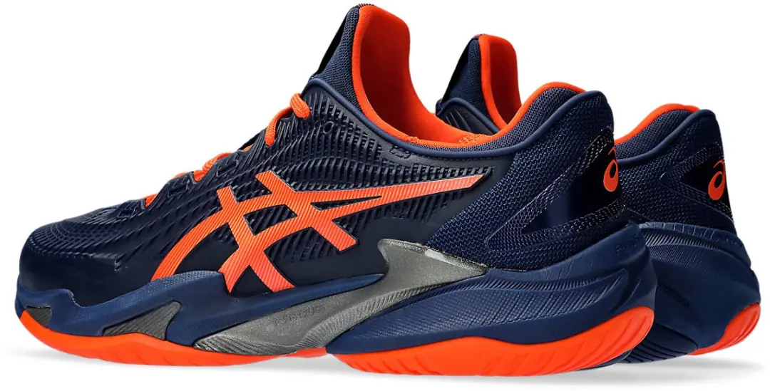 ASICS Court FF 3 Tennisschoen - 44 Heren - Blauw/Oranje