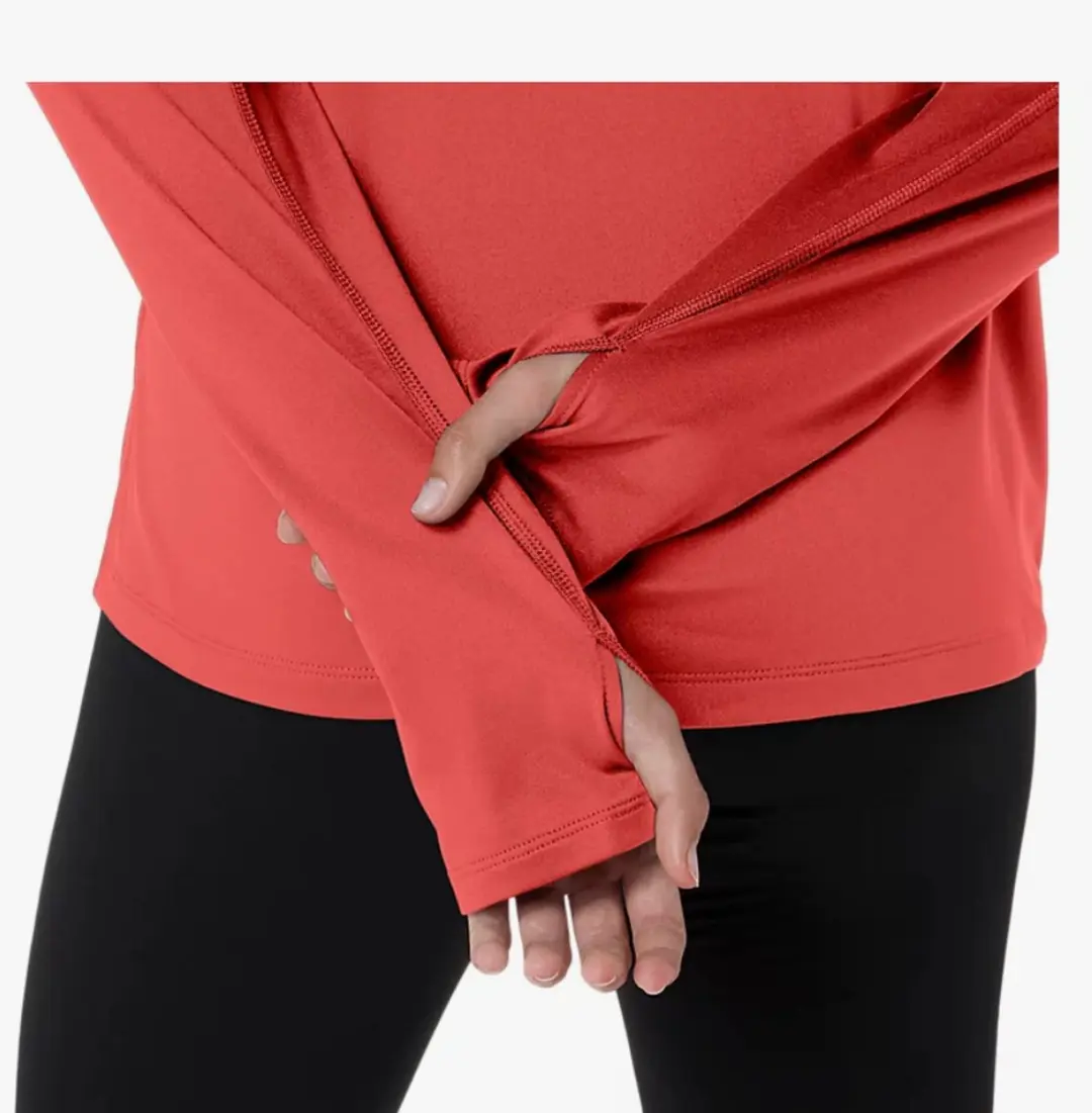 ASICS Sport Winter 1/2 Zip Top Dames M - Hardlooptop - Oranje